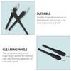 KALLORY 15pcs Dead Skin Pusher Tool Cuticle Remover Nail Trimmers for Professional Nail Care Easy to Use - Handle for Home Manicure and Salon Use view 3