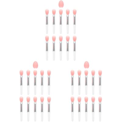 Beavorty 3sets Lip Brush Makeup Applicators for Lipstick and Lip Mask Compact for Fashion Enthusiasts Easy to Use Non-harmful Material