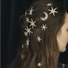 5 PCS Stars Hair Bobby Pins for Women Silver Snowflake Hair Clip Crystal Rhinestones Hair Accessories for Holiday Wedding Birthday Bridal Prom Hairpin view 4