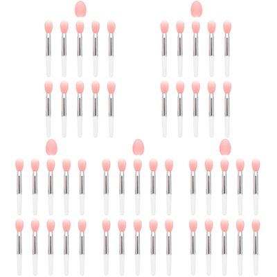 Beavorty 5sets Lip Brush Lip Mask Applicator Makeup Tool Portable Easy to Use for Daily and Professional Makeup
