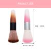 FRCOLOR 4pcs Nail Dust Remover Makeup Brush Comfortable Handle for Nail Salon Travel Use Includes Brushes for Makeup Application Care view 3