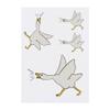 Azeeda 4 x 'Trans Pride Goose' Temporary Tattoos - Water Resistant, Skin-Safe, Non-Toxic Transfers, Mixed Sizes (TO00051443) view 1