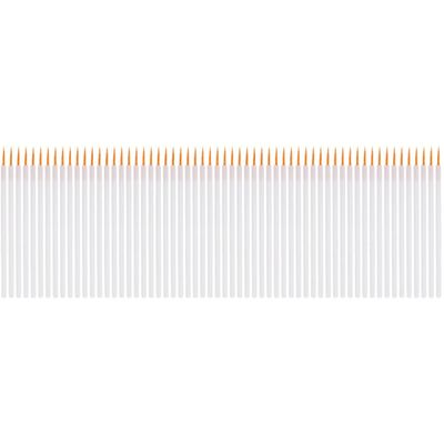 Beaupretty 200pcs Makeup Brush Kit Eyeliner Brush for Cat Eye Lip Liner Nylon Fiber Disposable for Professional Personal Use