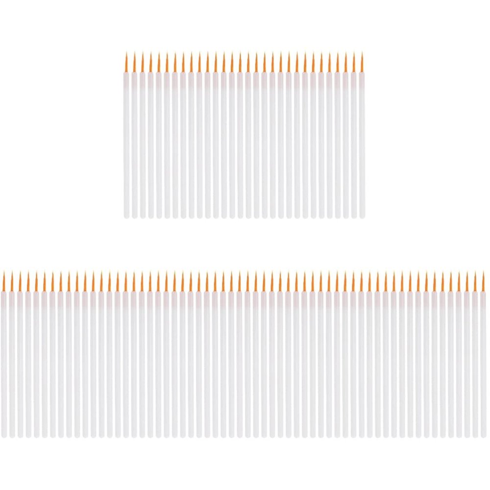 Beaupretty 300pcs Disposable Eyeliner Wands Makeup Applicators for Liquid Eyeliner and Eye Makeup Brush Sturdy Handle for Professional and Personal Use