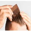 WITSOUL Neem Wood Comb Anti-Dandruff Comb For Men And Women, Brown color (SET OF 4) view 3