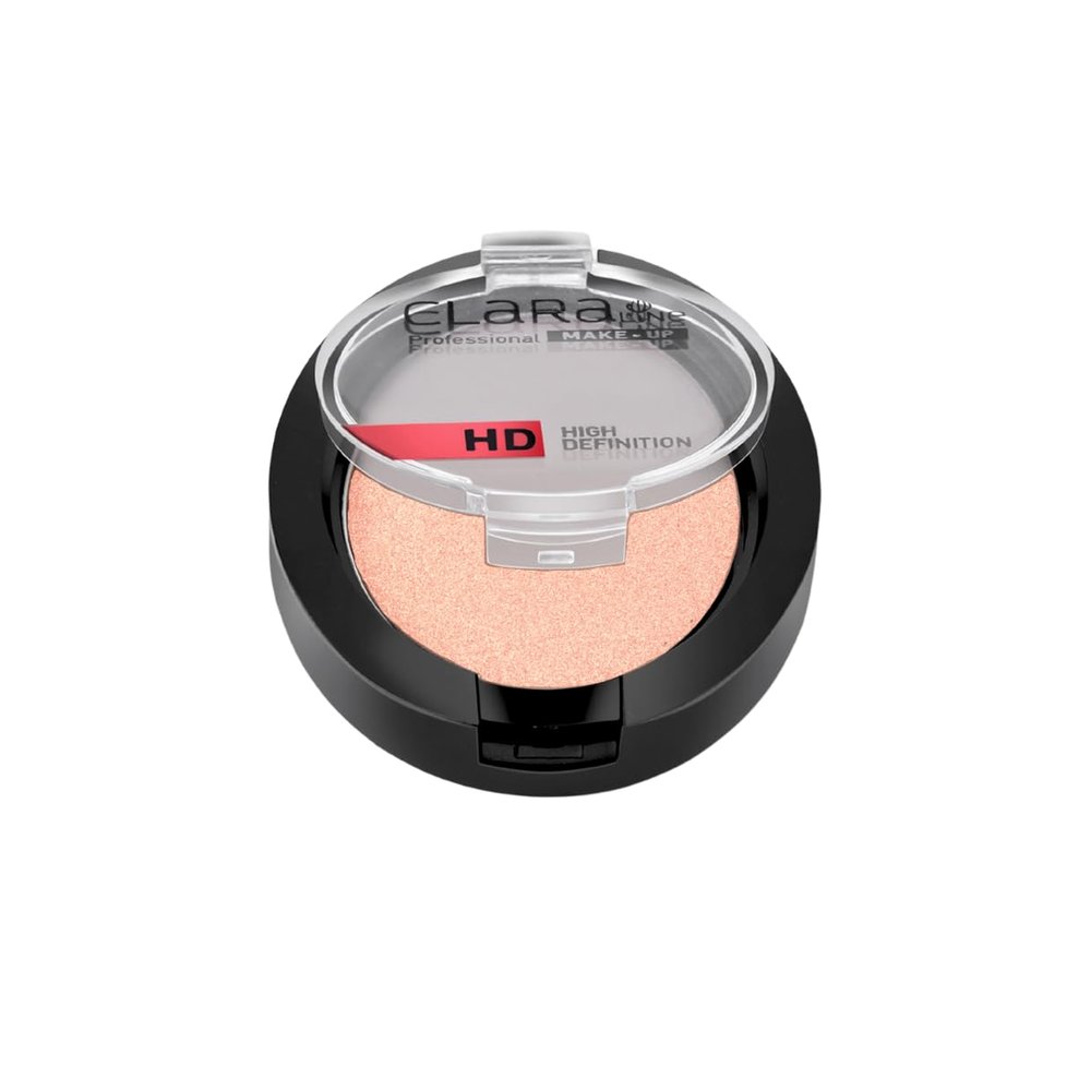 Claraline Eyeshadow Single, Pressed Powder, Paraben-Free,Cruelty Free, Halal Certified, Easy to Apply, Gift Eye Makeup for Women and Girls, 221 Sparkly Pink, 1 Count
