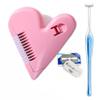 Munyee Hua Intimate Grooming Set for Women, Bangs Pubic Trimmer Meticulous Hair Styling Extremely Small Hair Cutter Eyebrow Facial Mouth Beard Trimming Essential beauty Care Tools(Love Heart &T Set) view 1