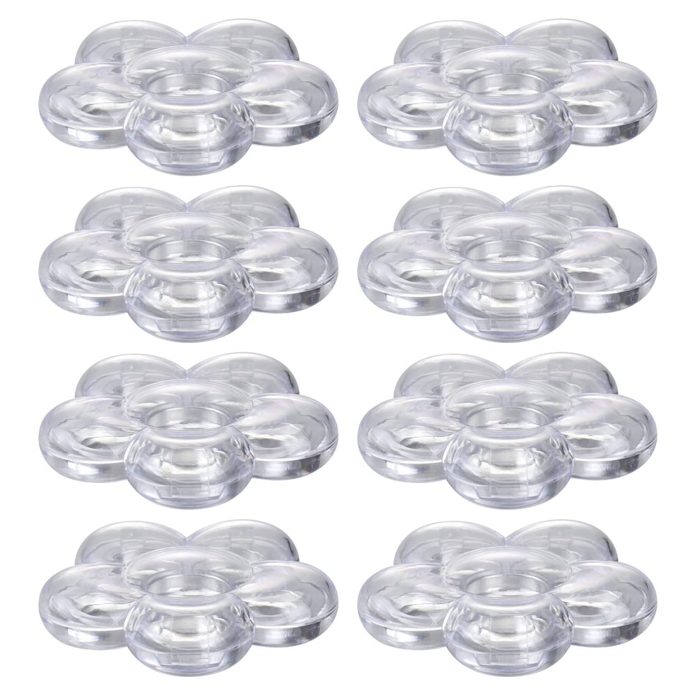 Beaupretty 8pcs Flower Shape Fillable Lipstick Containers Makeup Storage Box for Eyeshadow Blush and Lipstick for Travel and Daily Use