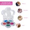 Beaupretty 8pcs Flower Shape Fillable Lipstick Containers Makeup Storage Box for Eyeshadow Blush and Lipstick for Travel and Daily Use view 3