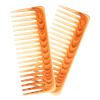 LALAFINA 6pcs Wide Tooth Plastic Hair Comb for Curly Thick Hair Detangling Brush for Wet Dry Use Stimulates Scalp and Reduces Breakage view 4
