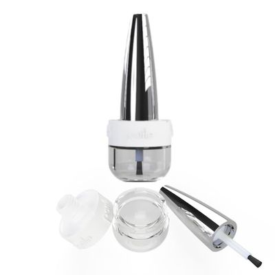 Pottle 3pc Empty Makeup Upcycling Storage Bottle, 15ML Bottle for Mixing Beauty Colors, Mix DIY Brow Gel, Lip Gloss and More, Best All Season Gifts for Her (Blanc)