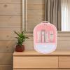 Beavorty 1pc Double Door Desktop Cosmetics Organizer Convenient Makeup Storage Rack for Skincare and Sundries Dustproof Design for Home Use Pink view 4