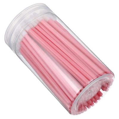 Beavorty 100pcs Makeup Brushes Double Ended Lip Brush Applicators Travel Lipstick Tool