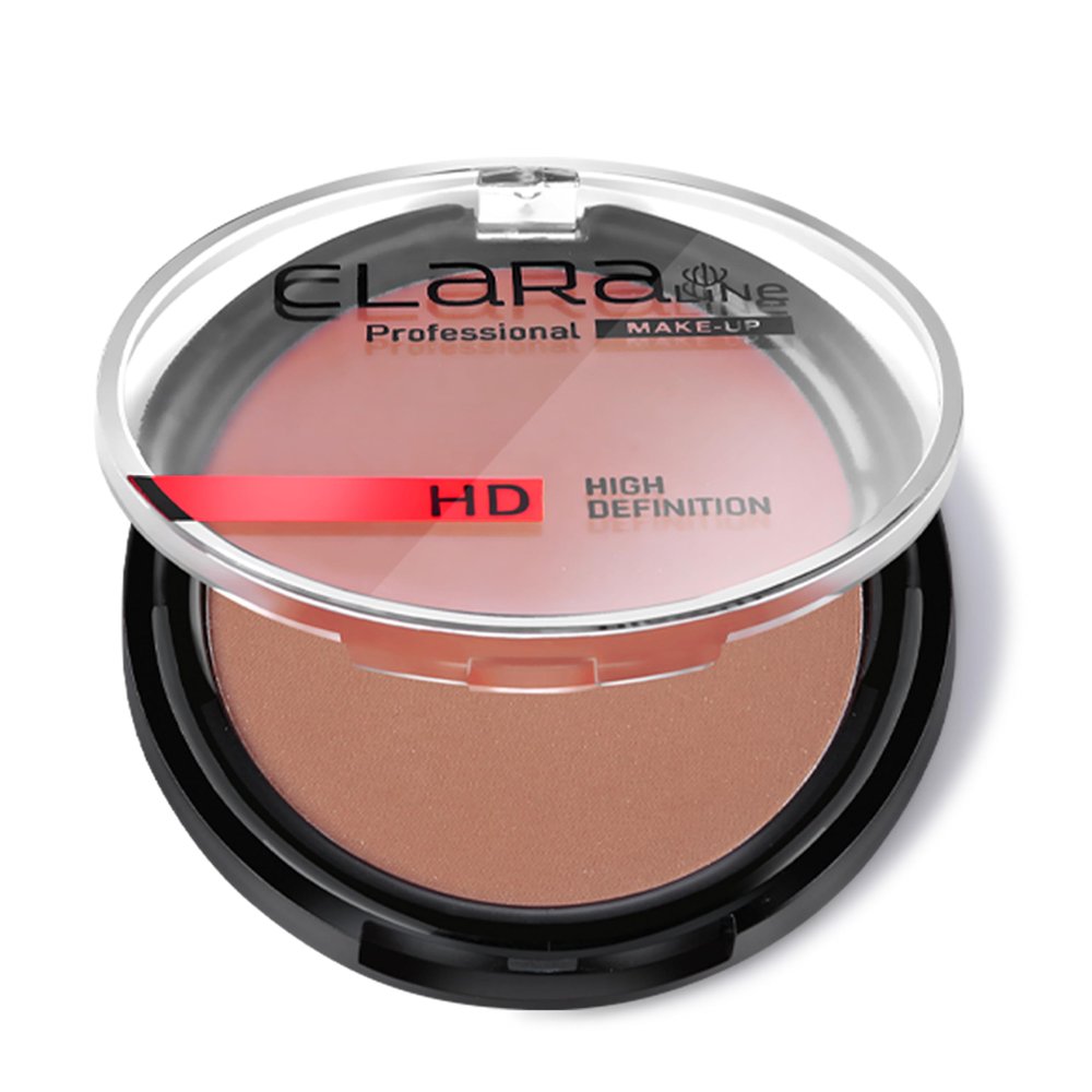 Claraline Powder Blusher, Paraben-Free, Pressed Powder, Natural Color Varieties, Lightweight, Halal Certified, Easy to Apply, Makeup Gift for Girls & Women, 75 Soft Coral