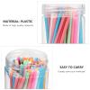 Beavorty 100pcs Lipstick Applicator Wands Lip Brush Makeup Tools of Disposable Plastic Lip Brushes view 2