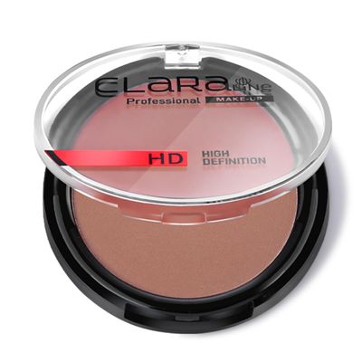 Claraline Powder Blusher, Paraben-Free, Pressed Powder, Natural Color Varieties, Lightweight, Halal Certified, Easy to Apply, Makeup Gift for Girls & Women, 72 Peach Blossom