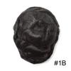 Fine Mono Lace Toupee For Men Human Hair Pieces French Lace Mens Toupee Lace Center NPU Skin Coating Around Hair Replacement System Black Brown Blonde Gray Hair Units For Men. (6X8"-120% Medium light to medium density, 1B# OFF BLACK) view 2