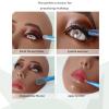 3D makeup Practice Face Board, Silicone Makeup Mannequin Face, Reusable Beginner Practice Eye Makeup Face, Eye Fake Silicone, Makeup Artist Full Face Practice Eyelash Eye Shadow Eyeliner Pen Simulatio view 3