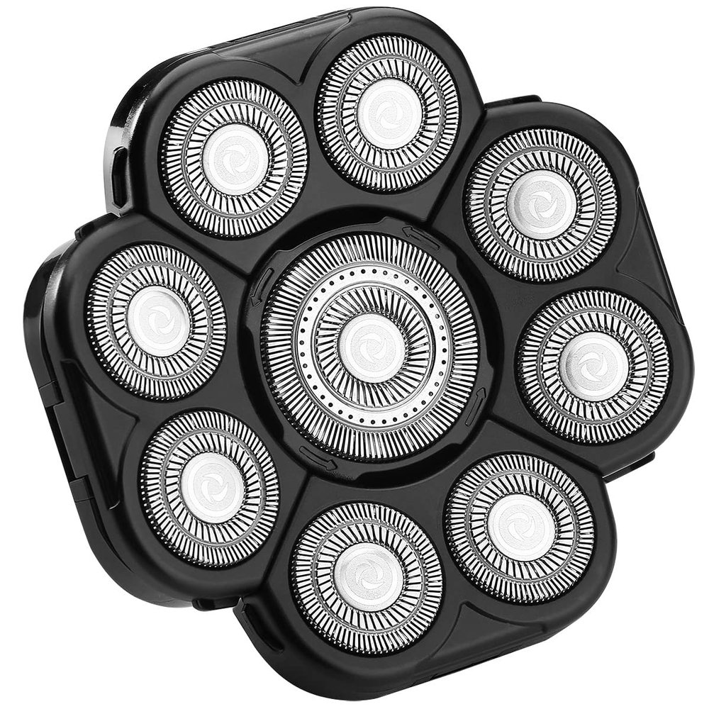 FOXSONIC Upgraded 9 Blade Body Shaver Replacement Heads for Many Brands Electric Razor