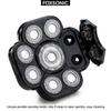 FOXSONIC Upgraded 9 Blade Body Shaver Replacement Heads for Many Brands Electric Razor view 3