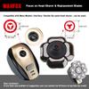 FOXSONIC Upgraded 9 Blades Body & Head Shaver for Head Shaver Many Brands 9 Blades Replacement Shaver Head Blade 9 Heads Beard Electric Razor Shaver Head for Blad Men view 2