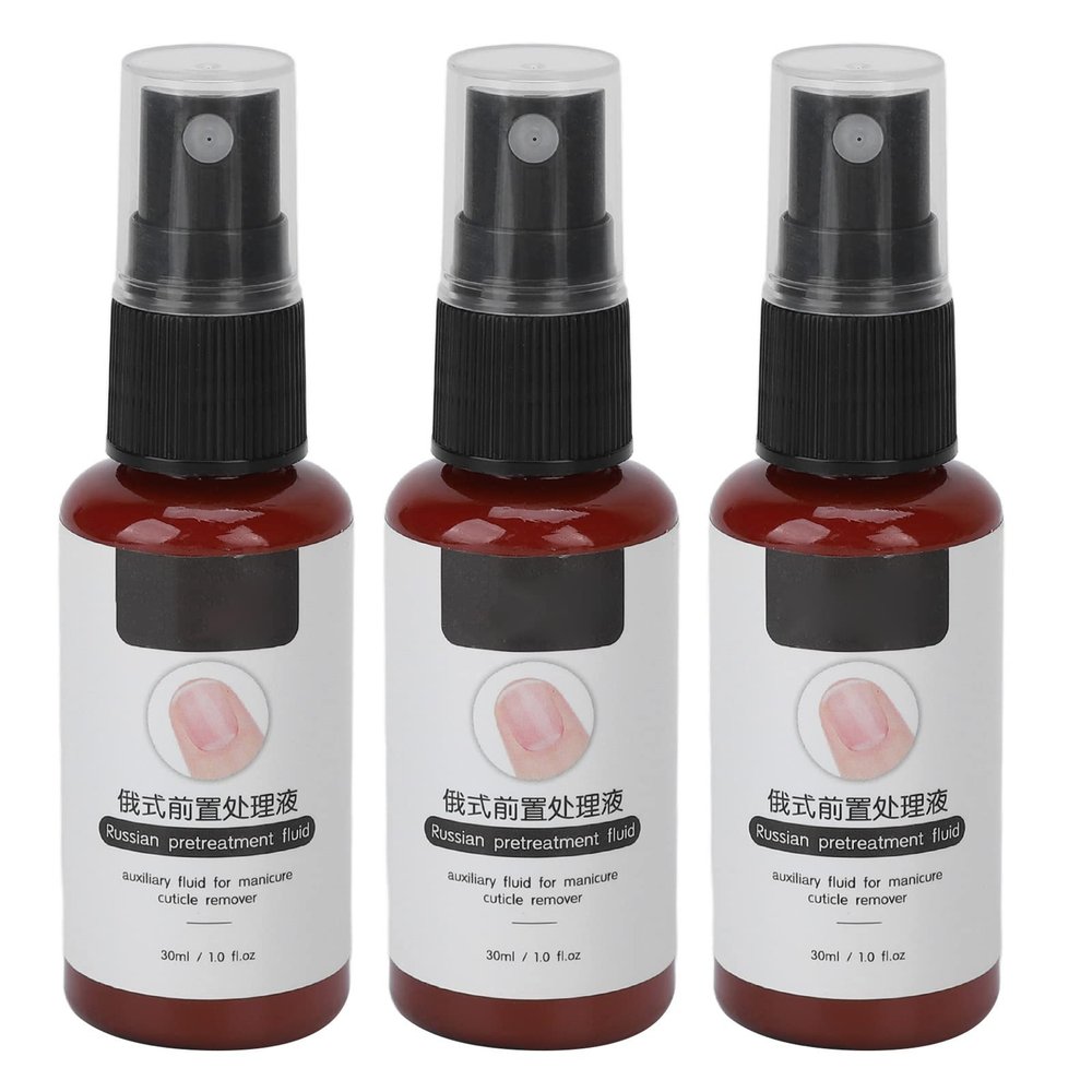 YUYTE 3pcs 30ml Nail Cuticle Softener Remove Dead Skin Manicure Pedicure Art Accessory for Home Salon