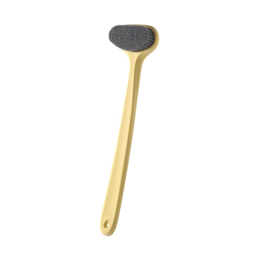 Feilx Long Handle Body Massage Shower Brush Back Scrubber Brush Bath Body Brush for Wet or Dry Brushing (Color : B)
