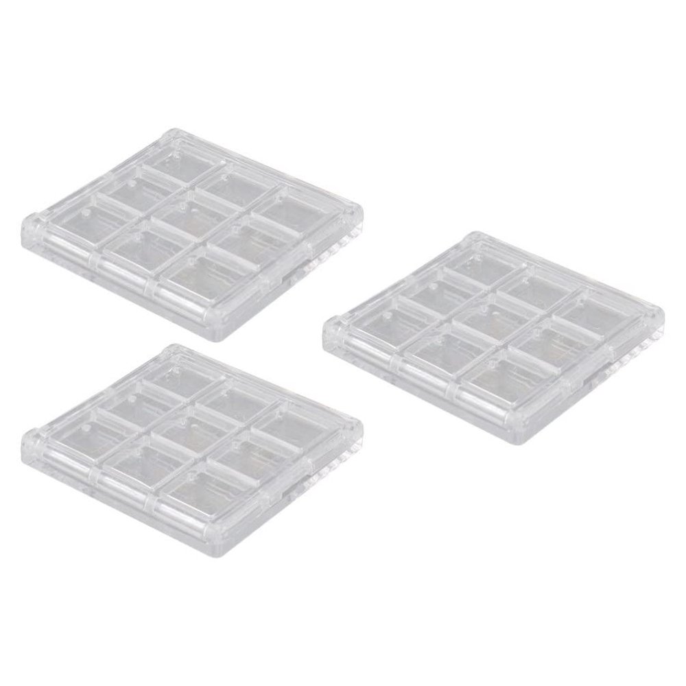 Beaupretty Diy Eyeshadow Sub Plate Lipstick Diy Tray Eyeshadow Lipstick Boxes Empty Highlighter Container Makeup Storage Case Portable Makeup Plate