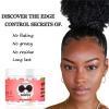 Edge Control Wax for Women Strong Hold Non-greasy Edge Control Smoother Edge Wax, Edge Wax Styling Gel Edge Control for Black Hair No Flaking, White Residue, Shine and Smooth 4oz (Sweet Peach) view 4
