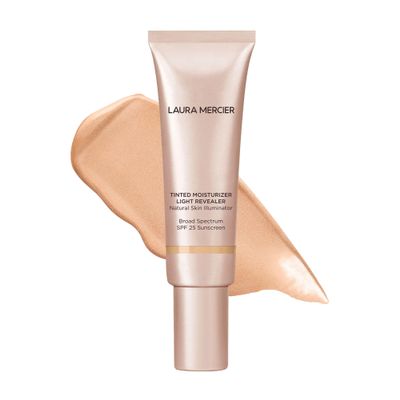 Laura Mercier Tinted Moisturizer Light Revealer Natural Skin Illuminator with SPF 25: All Day Hydration, Ultra-Sheer Coverage, Luminous & Radiant Finish, Skin Tint, Porcelain