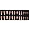 Hkanlre Bling Coffin Press on Nails Fake Nails Tips Full Cover Medium False Gradient Nails for Women and Girls 24PCS (Nude almond) view 2