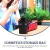 Beavorty 100pcs Portable Drawstring Makeup Bags for Travel Lightweight Toiletry Organizer Eyelash Design Cosmetic Pouch Black for Women and Men view 4