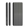 ForPro Professional Collection Nail Foam Boards, Black, 100/180 Grit, Double-Sided Manicure and Pedicure Nail Files, 7 L x .75 W, 12-Count view 3