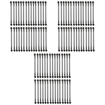 minkissy 90pcs Double-sided Eyeshadow Brush Makeup Tools Comfortable Handle for Eye Shadow Applicator Portable for Daily Use