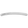 ForPro Professional Collection Zebra Curved Foam Board, 100/180 Grit, Double-Sided Manicure and Pedicure Nail Files, 7 L x .75 W, 12-Count view 3