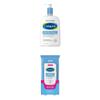 Cetaphil Hydrating Gentle Skin Cleanser for Dry to Normal Sensitive Skin, 20 oz and Gentle Skin Cleansing Cloths, 50 Count view 1