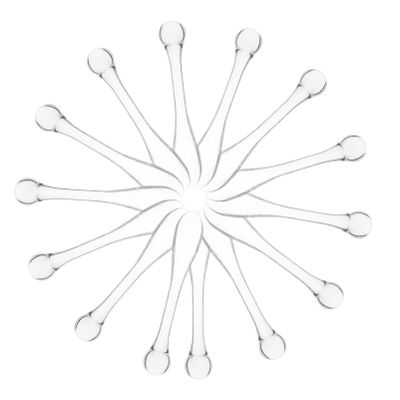 minkissy 15pcs Facial Cream Spoons Mixing Tools for Face Masks Beauty Cosmetics Scoops Convenient for Home Salon Use Portable for Travel