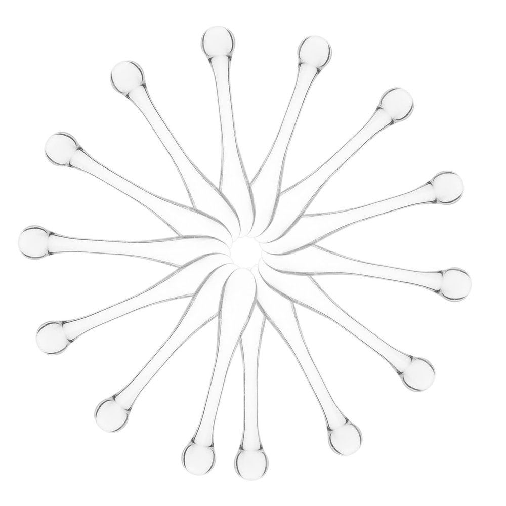 minkissy 15pcs Facial Cream Spoons Mixing Tools for Face Masks Beauty Cosmetics Scoops Convenient for Home Salon Use Portable for Travel