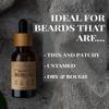 J&L Naturals | Beard Oil for Men | Growth, Grooming, Thicker Hair, Beard Care | 100% Natural Ingredients With Argan Oil, Jojoba Oil, Coconut Oil (1 Fl Oz (Pack of 2), Naked (Unscented)) view 2