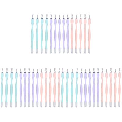 FOMIYES 90pcs Dual- Dead Skin Fork Nail Care Tool Portable Manicure Implements for Easy Cuticle Removal and Lightweight Nail Art Accessories