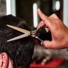 Barber Strong The Barber Shears, Japanese-Forged Stainless Steel Scissors, Cape Haircut Cover Red White Stripe Oversized,Japanese-Forged Stainless Steel Scissors, Hair Repelling Cape view 4
