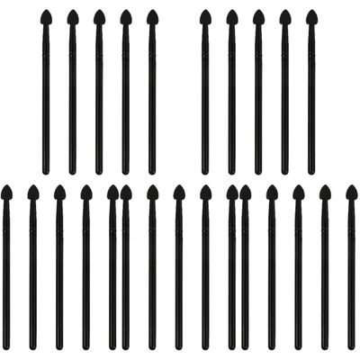 FOMIYES 25pcs Silicone Eyeshadow Makeup Brush for Even Application Ergonomic and Smooth Touch for Eyeshadow and Facial Masks