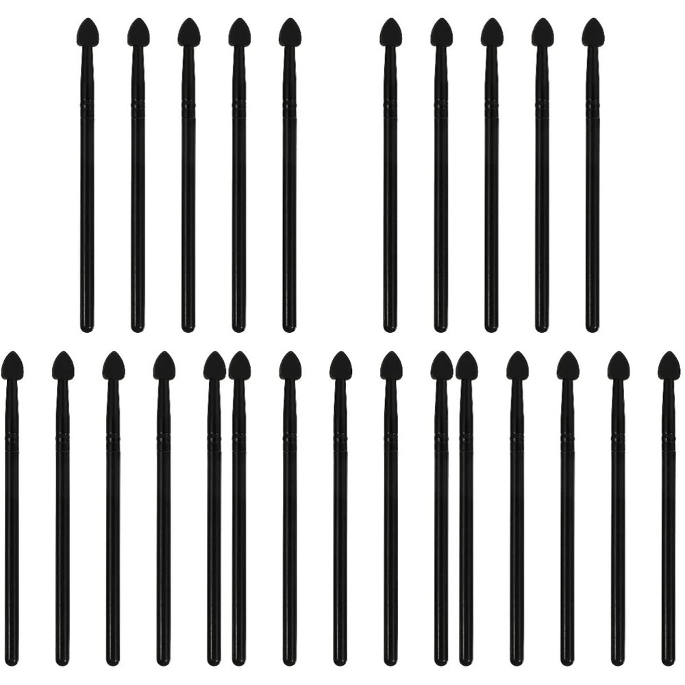 FOMIYES 25pcs Silicone Eyeshadow Makeup Brush for Even Application Ergonomic and Smooth Touch for Eyeshadow and Facial Masks