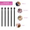 FOMIYES 10pcs Silicone Eye Shadow Brush Versatile Cosmetic Brush Tool for Eyeshadow Facial Masks and Moisturizers for Makeup and Beginners All view 4