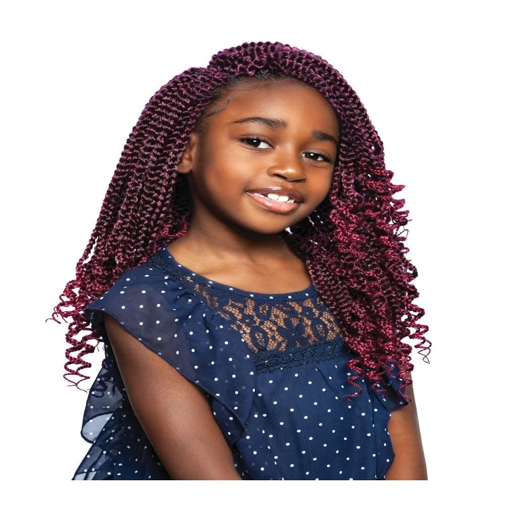 (6 Packs) Mane Concept Afri Naptural Kids Crochet Box Braid - KBOX03 Dolly 12" (2)