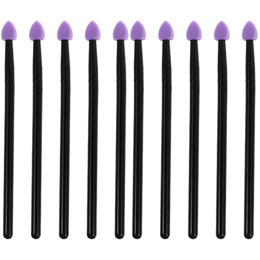 FOMIYES 10pcs Portable Eye Makeup Brush for Eyeshadow Makeup Tool Brush Natural Look Head Applicator
