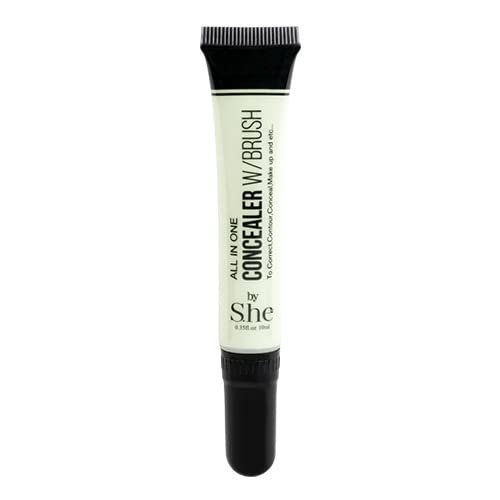All in one Concealer with Built in Brush by S.he Makeup (04 Green)