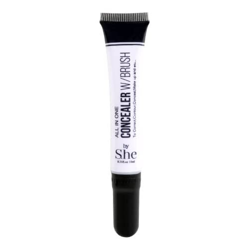 All in one Concealer with Built in Brush by S.he Makeup (02 Lavender)
