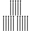 FOMIYES 15pcs Silicone Eyeshadow Brush for All Skin Types Versatile Makeup Applicators for Eyeshadow and Masks Non-absorbent Easy to Clean Brushes view 1