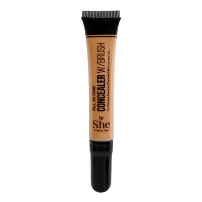 All in one Concealer with Built in Brush by S.he Makeup (18 Mocha)